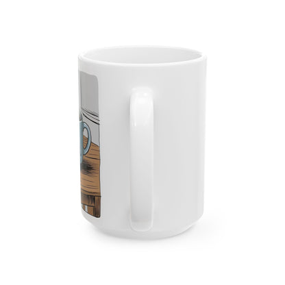"I Was Here"  Ceramic Mug, (11oz, 15oz)