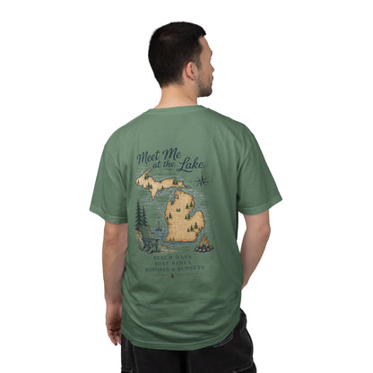 Lake Life Vibes T-Shirt — "Meet Me at the Lake" Graphic Tee