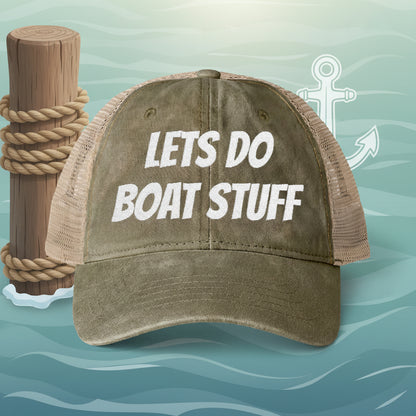Let's Do Boat Stuff™ Vintage Trucker Hat