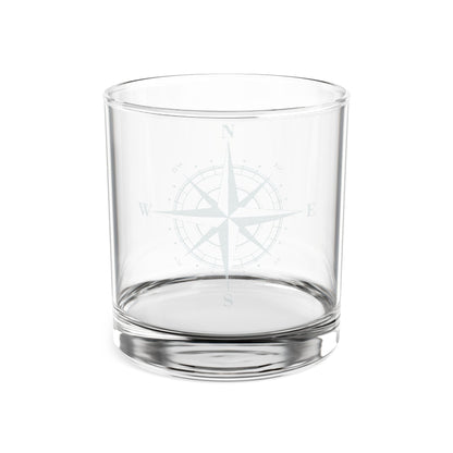 Nautical Etched Whiskey Glass, 10.5oz (Engraved)