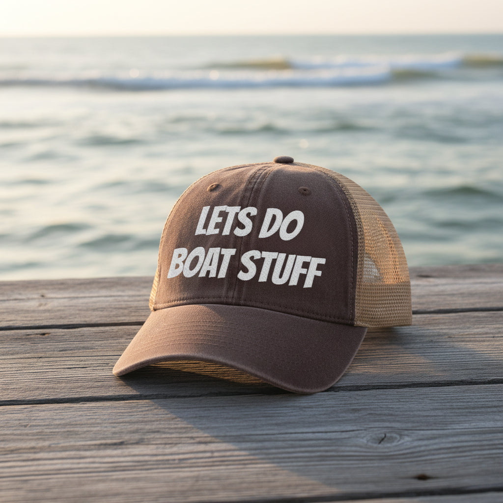 Let's Do Boat Stuff™ Vintage Trucker Hat