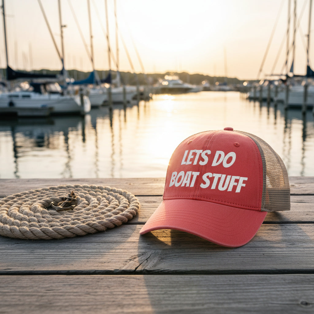 Let's Do Boat Stuff™ Vintage Trucker Hat