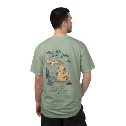 Lake Life Vibes T-Shirt — "Meet Me at the Lake" Graphic Tee