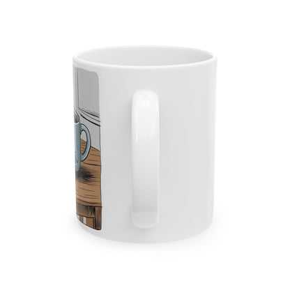 "I Was Here"  Ceramic Mug, (11oz, 15oz)
