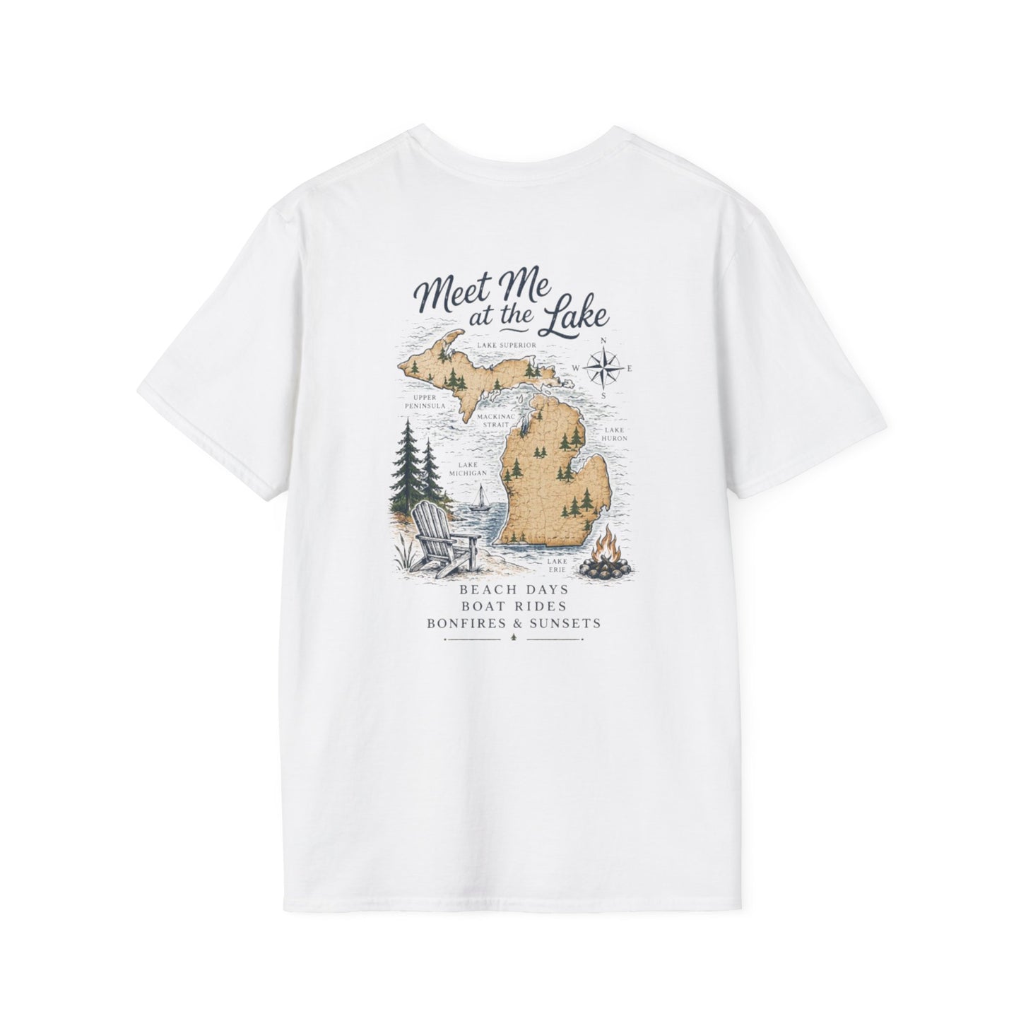 Fresh Coast Energy T-Shirt — Great Lakes Coastal Wave Graphic Tee
