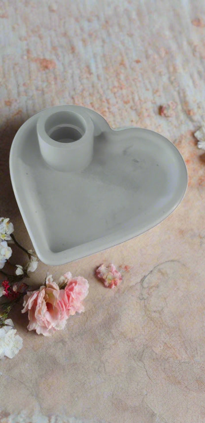 Heart Shaped Taper Candle Holders