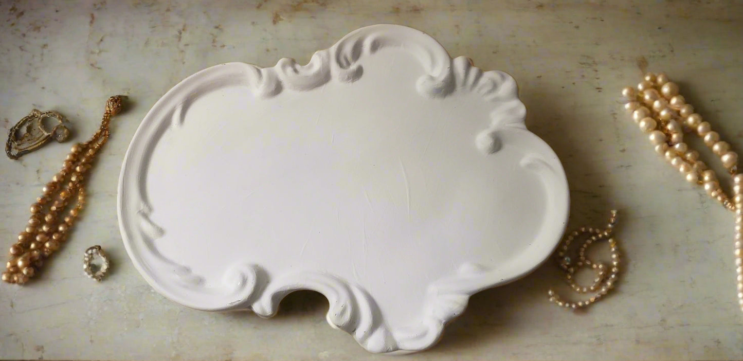 Vintage-Inspired Baroque Tray