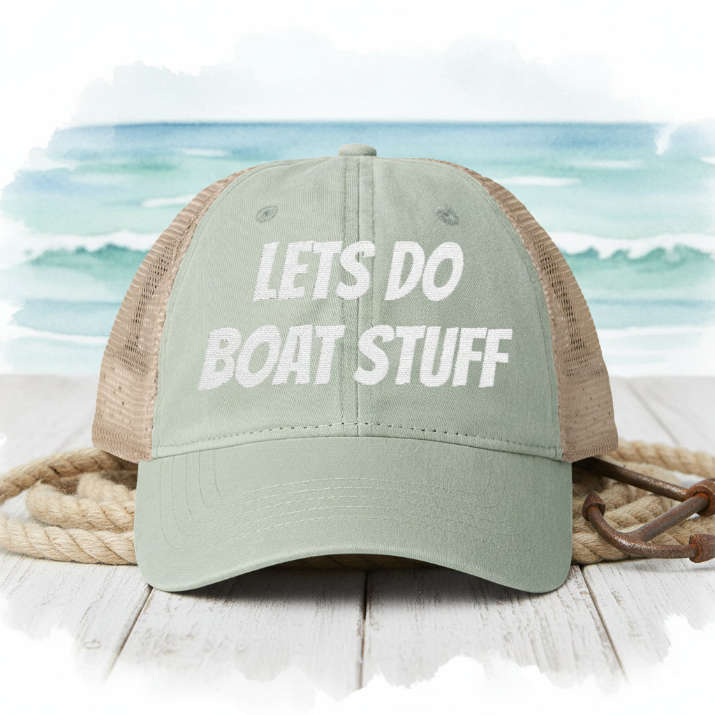 Let's Do Boat Stuff™ Vintage Trucker Hat