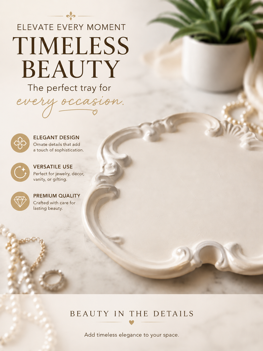 Vintage-Inspired Baroque Tray