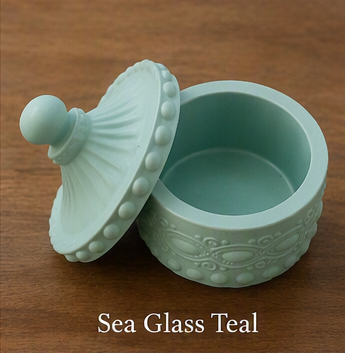 Vintage Lidded Trinket Dish